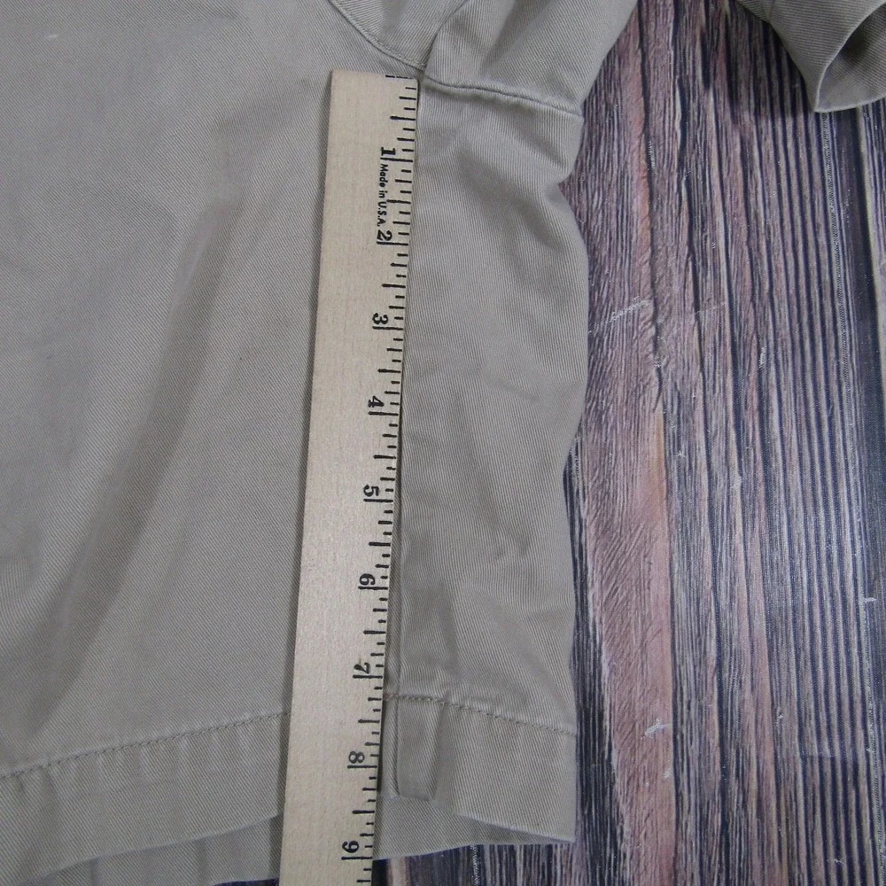 Polo Ralph Lauren Shorts Mens 36 Khaki Tyler Short Pleated Chino‎ Casual Cotton